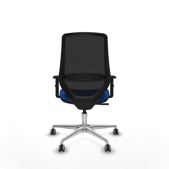 PIQUERAS Y CRESPO Silla de oficina Mardos con mecanismo Sincro, Azul y Negro