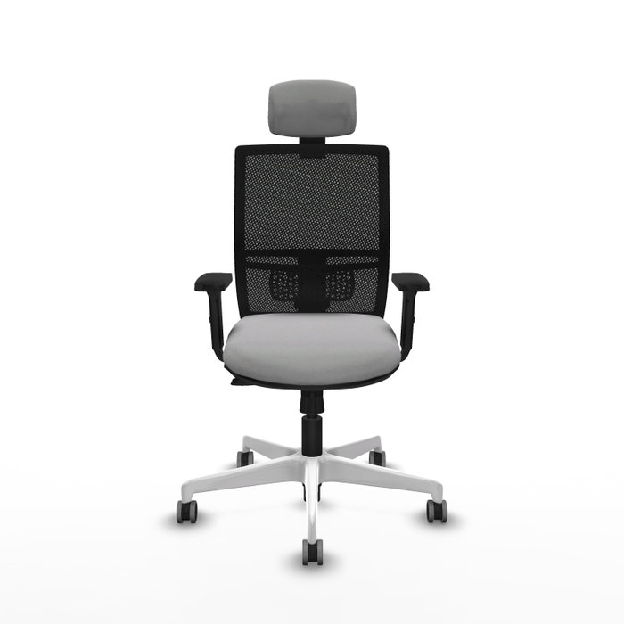 PIQUERAS Y CRESPO Silla de oficina Yunquera Gris claro/Negro PIQUERAS Y CRESPO Silla de oficina Yunquera Gris claro/Negro