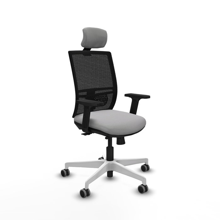 PIQUERAS Y CRESPO Silla de oficina Yunquera Gris claro/Negro PIQUERAS Y CRESPO Silla de oficina Yunquera Gris claro/Negro