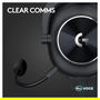 Logitech Headset Pro X 2, Auriculares Gaming con Sonido Pro-G con Micrófono desmontable Blue VO!CE, Conexión USB/3.5 mm, Negro, Ref. 981-001263
