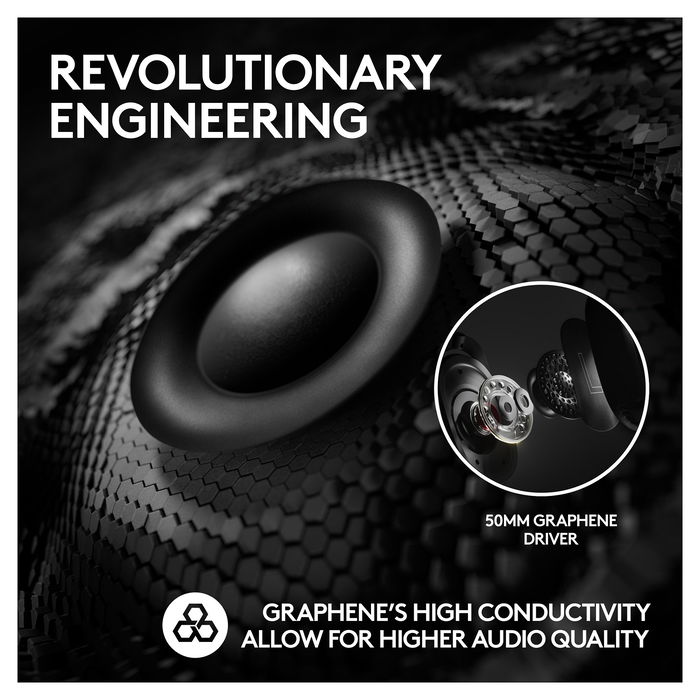 Logitech Headset Pro X 2, Auriculares Gaming con Sonido Pro-G con Micrófono desmontable Blue VO!CE, Conexión USB/3.5 mm, Negro, Ref. 981-001263