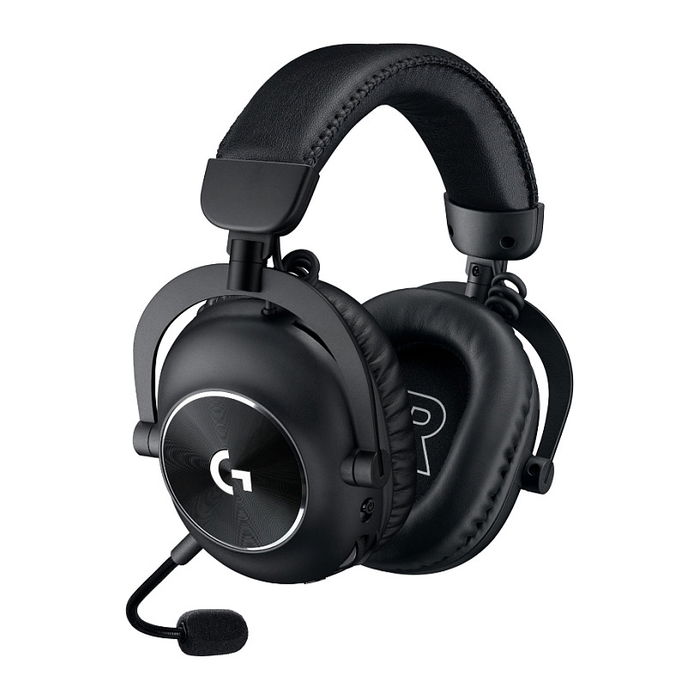 Logitech Headset Pro X 2, Auriculares Gaming con Sonido Pro-G con Micrófono desmontable Blue VO!CE, Conexión USB/3.5 mm, Negro, Ref. 981-001263