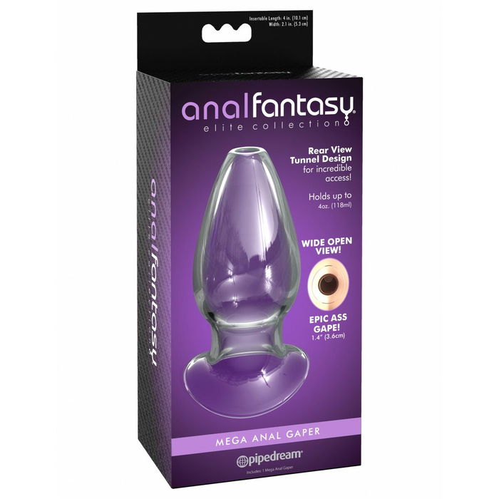Plug Anal Pipedream Transparente Plug Anal Pipedream Transparente