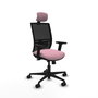 PIQUERAS Y CRESPO Silla de oficina Yunquera Rosa con mecanismo Sincro/Traslack