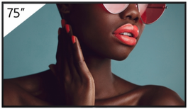 Sony FW-75BZ40L Pantalla de Señalización Digital LED-LCD 75" 4K Ultra HD 3840x2160 Android WiFi 700 cd/m² 24/7 para Uso Comercial