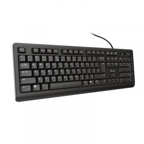 Trust Teclado Español Primo USB Teclas Silenciosas Negro 23883