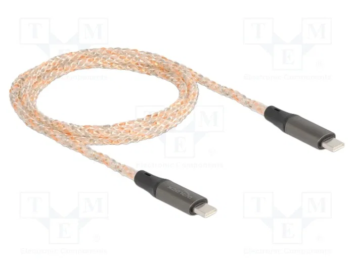 DeLOCK Cable USB 2.0 USB Type-C a USB Type-C con PD 3.0 100 W e Iluminación RGB, 1,2 m DeLOCK Cable USB 2.0 USB Type-C a USB Type-C con PD 3.0 100 W e Iluminación RGB, 1,2 m