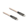DeLOCK Cable USB 2.0 USB Type-C a USB Type-C con PD 3.0 100 W e Iluminación RGB, 1,2 m