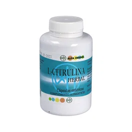 Alfa Herbal L-Citrulina 700 mg por Cápsula - 100 Cápsulas - Suplemento Alimenticio