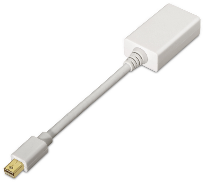 Aisens Conversor Mini DisplayPort a HDMI A125-0138 Blanco, 15cm