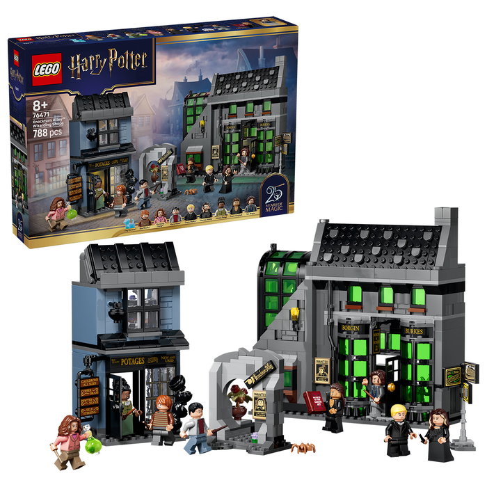 LEGO Harry Potter Tiendas Mágicas Callejón Knockturn 76471 Set de Construcción (788 piezas, 8+ años) LEGO Harry Potter Tiendas Mágicas Callejón Knockturn 76471 Set de Construcción (788 piezas, 8+ años)