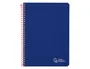 Liderpapel Cuaderno espiral A5 Witty tapa dura 80h 90gr cuadro 4mm azul marino