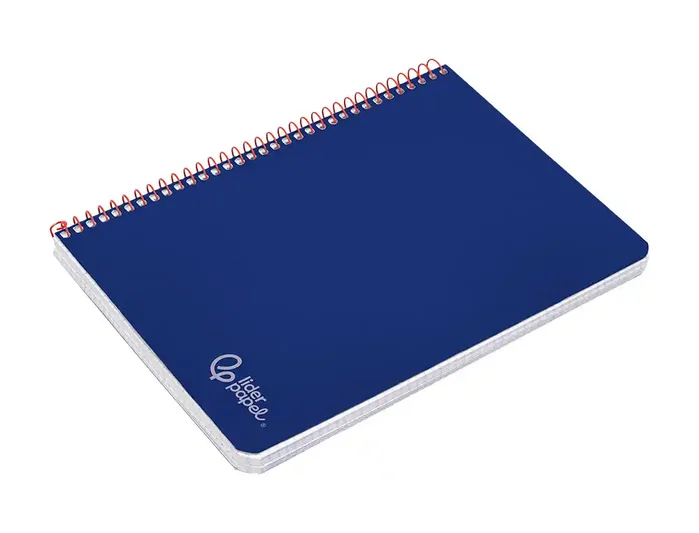 Liderpapel Cuaderno espiral A5 Witty tapa dura 80h 90gr cuadro 4mm azul marino Liderpapel Cuaderno espiral A5 Witty tapa dura 80h 90gr cuadro 4mm azul marino