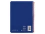 Liderpapel Cuaderno espiral A5 Witty tapa dura 80h 90gr cuadro 4mm azul marino