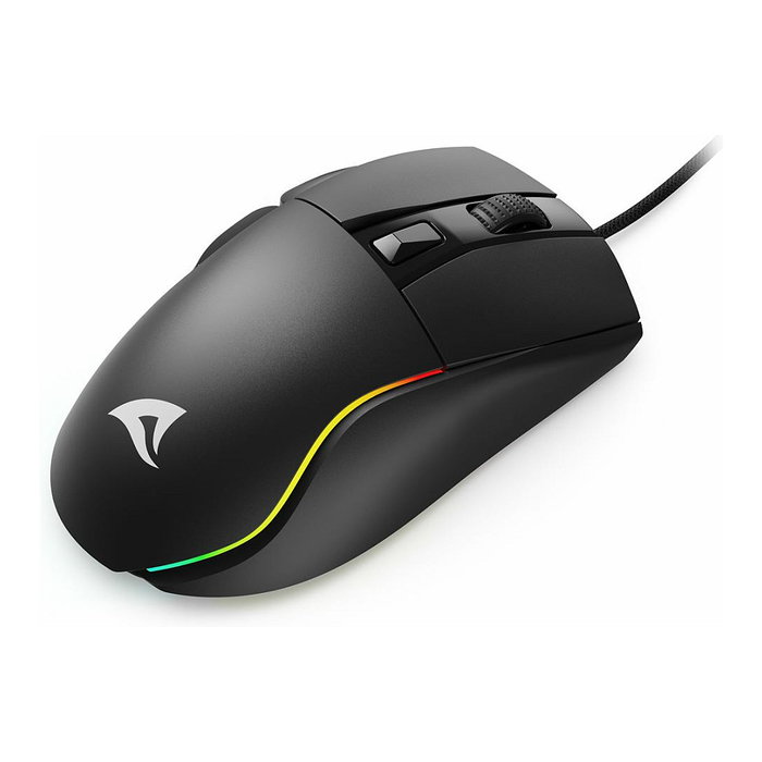 Sharkoon Ratón Óptico Shark SGM35 para Mano Derecha, 6 Botones, 6400 DPI, 20G, Iluminación RGB, Negro Sharkoon Ratón Óptico Shark SGM35 para Mano Derecha, 6 Botones, 6400 DPI, 20G, Iluminación RGB, Negro