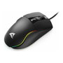 Sharkoon Ratón Óptico Shark SGM35 para Mano Derecha, 6 Botones, 6400 DPI, 20G, Iluminación RGB, Negro