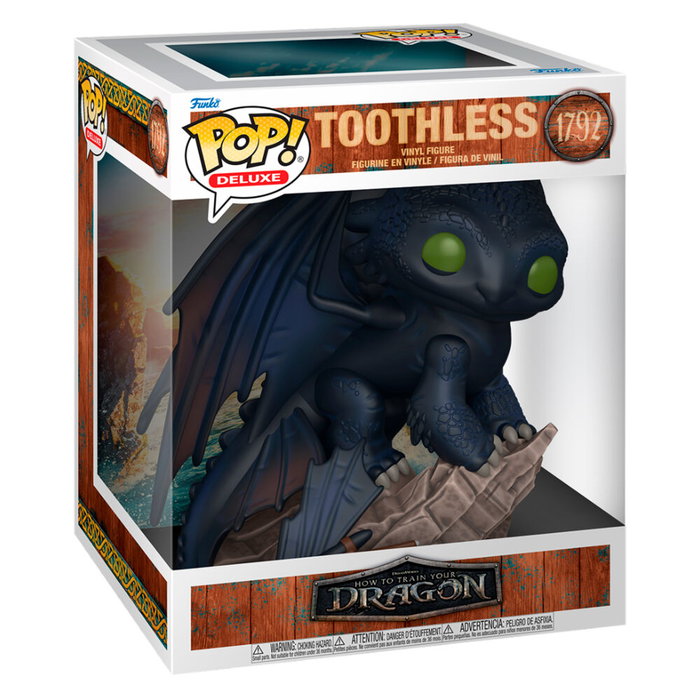 Funko Figura POP Deluxe Como Entrenar a Tu Dragon Desdentao 16,4cm Figura Vinilo Caja Regalo Funko Figura POP Deluxe Como Entrenar a Tu Dragon Desdentao 16,4cm Figura Vinilo Caja Regalo