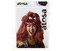 Peluca Troglodita Pelirroja Con Diadema De Hueso 140 gr