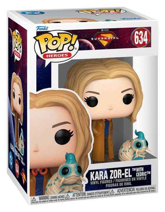 Funko Figura Pop! DC Comics Supergirl Kara Zor-El con Cedric