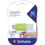 Verbatim DataBar 32GB Verde USB 2.0 Retráctil