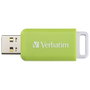 Verbatim DataBar 32GB Verde USB 2.0 Retráctil