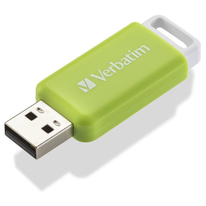 Verbatim DataBar 32GB Verde USB 2.0 Retráctil