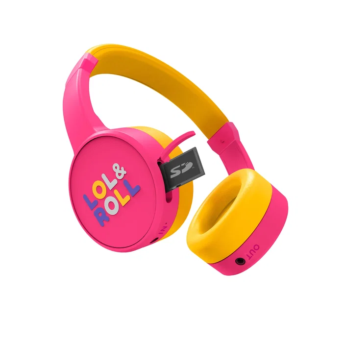 Energy Sistem 454877 - Auriculares Diadema Bluetooth 5.1 Rosa, Inalámbrico y Alámbrico, para Música/Uso Diario