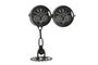 DKD Home Decor Reloj Sobremesa Negro Blanco Metal Cristal 18 x 40.5 x 17 cm
