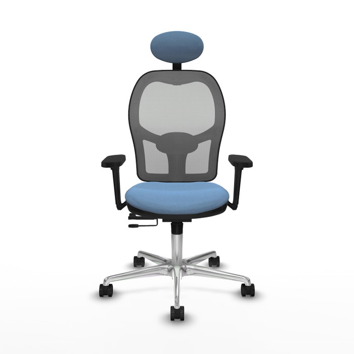 PIQUERAS Y CRESPO Silla de oficina Jorquera con mecanismo Sincro/Traslack, brazos 3D y cabecero fijo PIQUERAS Y CRESPO Silla de oficina Jorquera con mecanismo Sincro/Traslack, brazos 3D y cabecero fijo