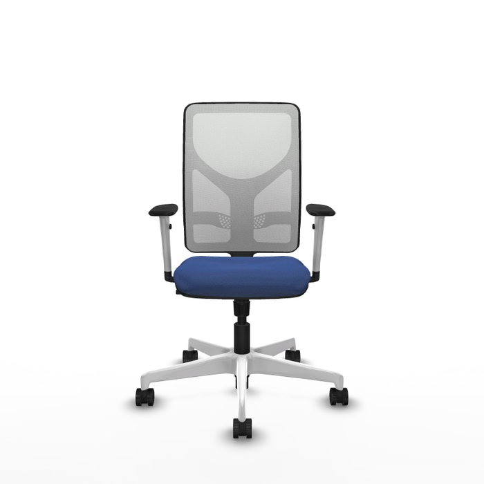 PIQUERAS Y CRESPO Silla de oficina Motilla con mecanismo Sincro, Azul marino y Blanco PIQUERAS Y CRESPO Silla de oficina Motilla con mecanismo Sincro, Azul marino y Blanco