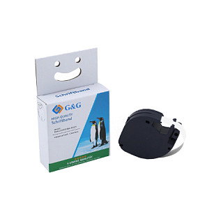G&G Cinta para etiquetadora 12 mm x 4 m negro sobre blanco compatible con Brother y Dymo S0721660/91221 G&G Cinta para etiquetadora 12 mm x 4 m negro sobre blanco compatible con Brother y Dymo S0721660/91221