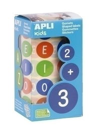 Gomets Apli Rollo Abc Multicolor Removible Ø 20 Mm 16797