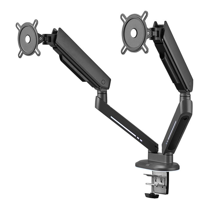ONE FOR ALL Soporte Dual para Monitor DM8210 con Iluminación RGB ONE FOR ALL Soporte Dual para Monitor DM8210 con Iluminación RGB