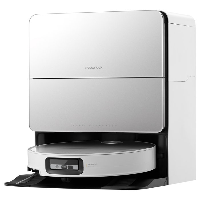 Roborock VC Saros 10 Blanco Robot Aspirador con Base de Carga