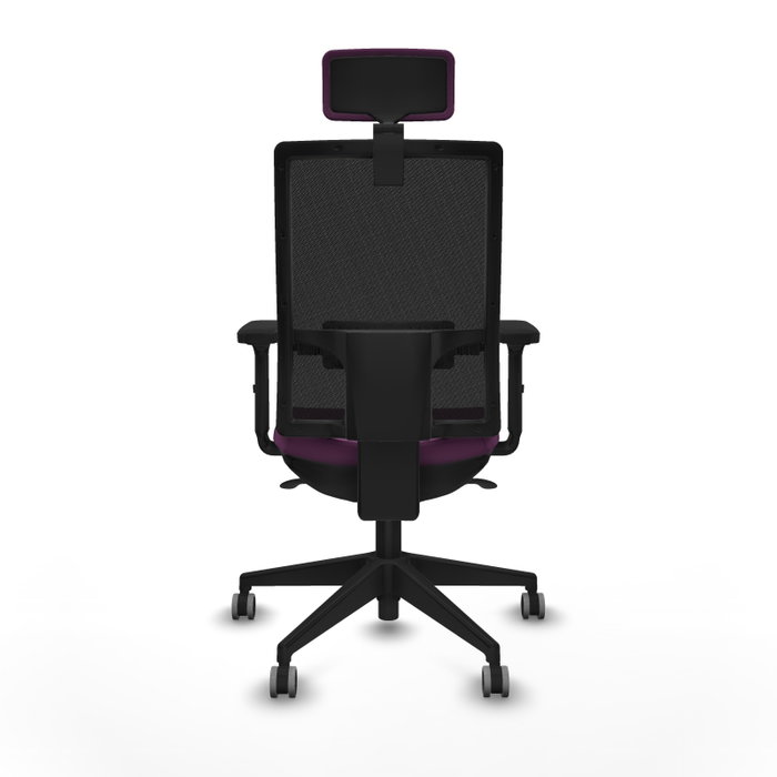 PIQUERAS Y CRESPO Silla de oficina Horna con mecanismo Sincro, Morado y Negro PIQUERAS Y CRESPO Silla de oficina Horna con mecanismo Sincro, Morado y Negro