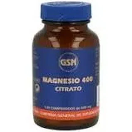 G.S.N. Magnesio Citrato 400mg 120 comprimidos G.S.N. Magnesio Citrato 400mg 120 comprimidos