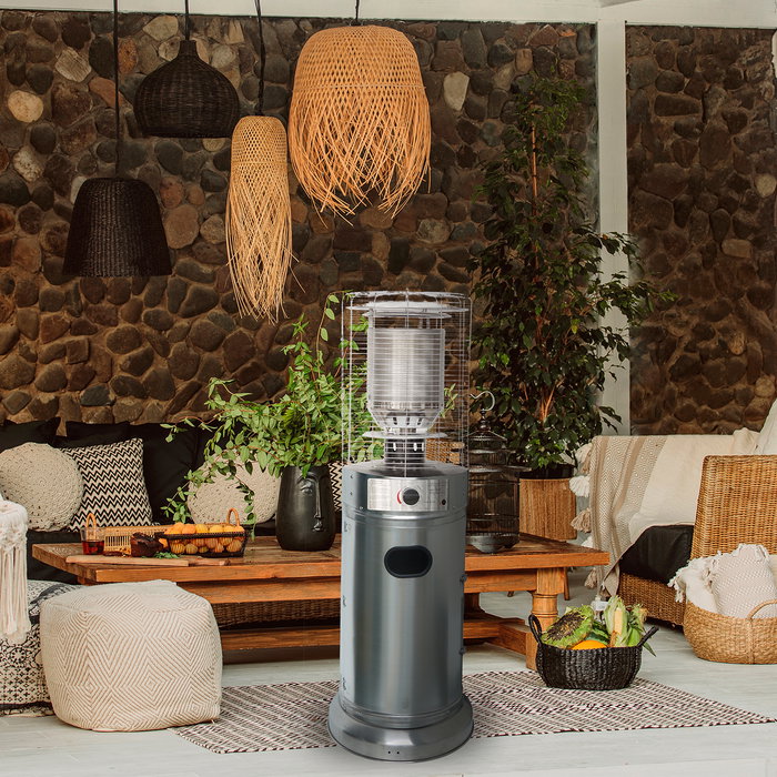 Tecna Estufa Terraza Corona Baja Gas Inoxidable 1350 mm - 11 kW