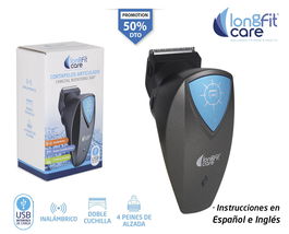 Longfit Care Cortapelo Articulado 360 Grados 10.8 x 5.8 x 5.8 cm (2 Unidades)