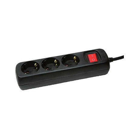 LogiLink LPS206B Regleta de 3 salidas con cable de 1,4 m LogiLink LPS206B Regleta de 3 salidas con cable de 1,4 m