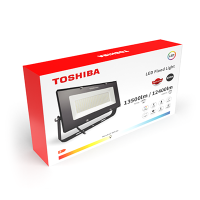 Toshiba Proyector LED 100W 6500K IP65 - Negro
