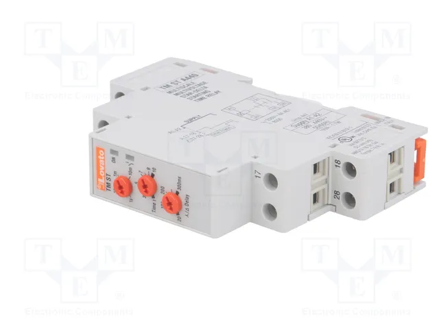 LOVATO ELECTRIC Relé de tiempo TM 380÷440VAC 1÷10min NO x2 LOVATO ELECTRIC Relé de tiempo TM 380÷440VAC 1÷10min NO x2