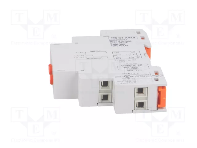 LOVATO ELECTRIC Relé de tiempo TM 380÷440VAC 1÷10min NO x2 LOVATO ELECTRIC Relé de tiempo TM 380÷440VAC 1÷10min NO x2