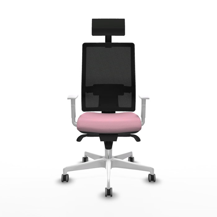 PIQUERAS Y CRESPO Silla de oficina Horna Rosa con mecanismo Sincro PIQUERAS Y CRESPO Silla de oficina Horna Rosa con mecanismo Sincro