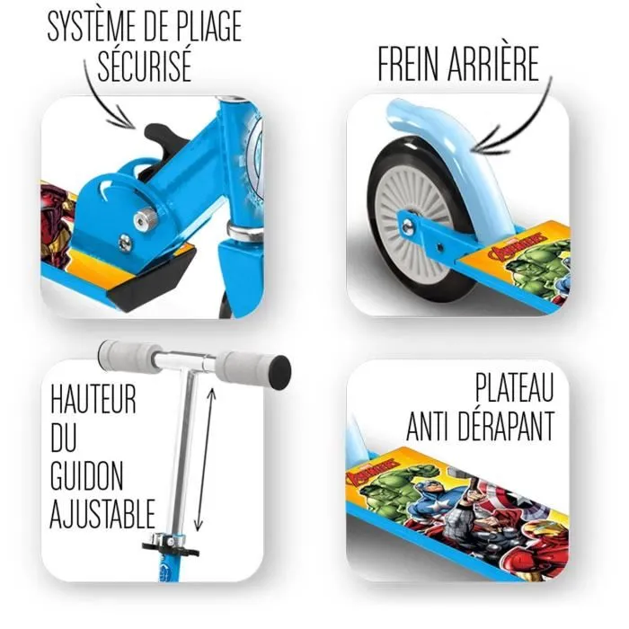 Patinete Stamp AVENGERS Patinete Stamp AVENGERS