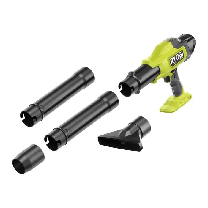 Ryobi RYO4892210236111 Soplador Ultracompacto 18V Sin Escobillas - Velocidad 241,5 km/h Caudal 6,51 m³/min