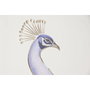 DKD Home Decor Cuadro Lienzo Pavo Real 3D, Set de 2 Piezas, 100x100 cm