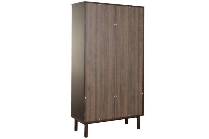 DKD Home Decor Vitrina Kith Moderno Cristal y MDF 40 x 183 x 100 cm