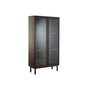 DKD Home Decor Vitrina Cristal y MDF KITH 100x40x183
