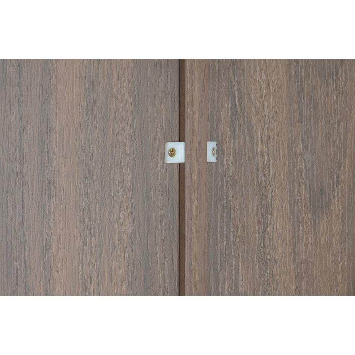 DKD Home Decor Vitrina Cristal y MDF KITH 100x40x183