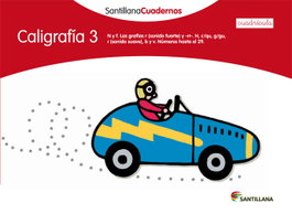 SANTILLANA, Caligrafía, 3 Educación Primaria (cuadrícula). Cuaderno - SANTILLANA